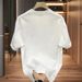 Summer New Cotton American Loose Round Neck Short Sleeve T-shirt Trendy Brand Design Printed Casual Fashion Versatile_viptrois.com
