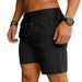 Men's Summer Sports Jogging Shorts Quick Drying Double Layer Fitness Casual Drawstring Style_viptrois.com