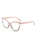 Anti Blue Light Glasses Fashion Cat Eye Glasses Frame Female Internet Celebrity Same Style Reading Glasses Leopard Print Flat Glasses T1375_viptrois.com