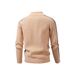 "Men's Zip-Up Knit Cardigan Sweater - Winter Warm & Stylish Coat For Autumn/Winter, Casual & Business Casual"_viptrois.com