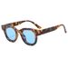Men's Sunglasses New Oval Frame Rice Nail High End Sunglasses Retro Fashion Street Shooting Slim Anti Ultraviolet Sunglasses_viptrois.com