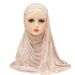 Women's Hijab new solid color modal lace ladies headscarf long scarf scarf_viptrois.com