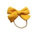 Baby Muslin Cotton Gauze Bow Hair Headband Accessories Baby 100 Days Old Super Soft Nylon Male_viptrois.com