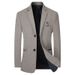 CT Spring And Autumn New Middle-aged Men's Casual Woolen Suit Dad's Single-piece Blazer Jacket_viptrois.com