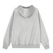 Vibe Trendy Half-Zip Hooded Sweatshirt For Men With Embroidered Letters And Slit Design, Loose Fit Sports Shirt_viptrois.com
