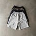 High-Waisted Unisex Casual Shorts With Embroidery, Stretchy Lounge Drawstring Jogger Shorts For Men And Women_viptrois.com