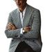 2025 Spring And Autumn New Men's Suit Jacket Versatile, Tailored, Fashionable, Plaid, Casual Suit_viptrois.com