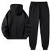 Unisex 3-Piece Winter Tracksuit Set - Fleece-Lined Hoodie & Joggers With Breathable Comfort_viptrois.com