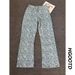 Letter Jacquard Curved Blade Jeans Men's Summer Trendy Brand Vibe Pants American High Street Straight Leg Slightly Flared Trousers_viptrois.com
