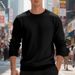 Men’s Heavyweight Crewneck Sweatshirt – Oversized Casual Pullover Hoodie Alternative (S-XXXL, 250GSM Polyester)_viptrois.com