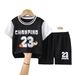 Children's Basketball Uniform Sports Suit Girls Quick Drying Boys 2025 New Summer Jerseys For Middle And Large Children Training Sports_viptrois.com