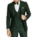 Men's Clothing suits men's three piece suits business casual wedding groom best man suits slim formal suits_viptrois.com