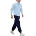 Men's Casual Sportswear Set - Long Sleeve Stand Collar Top & Jogger Pants, Jacquard Design, Outdoor & Streetwear (S-XXXL, Multiple Colors)_viptrois.com