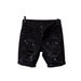 Foreign Trade Black Denim Shorts Men's Summer Thin Style Cat Whisker Ripped Personality Ink Splash Slim Fit Small Feet Cool Cross Border_viptrois.com