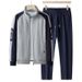 Men's Clothing spring and autumn new leisure suits men's loose large size sportswear two piece suit_viptrois.com