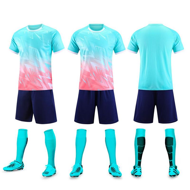 Men's Clothing printing size adult children's short-sleeved quick-drying football uniform suit men's and women's sports competition training_viptrois.com