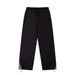 Men's Clothing Sports Casual Trousers For Men High Street Trend Design Elastic Waist Drawstring Loose Straight Trousers_viptrois.com