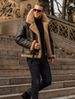 Men's Faux Shearling Bomber Jacket – Premium Suede-Lined Winter Coat With Thermal Insulation (Black/Dark Brown, Sizes S-5XL)_viptrois.com