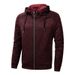 Men's Athletic Hoodie Zip-Up - Slim Fit Workout Jacket With Jacquard Pattern, Lightweight Running Top For Gym & Casual (Gray/Black/Blue, XL-8XL)_viptrois.com