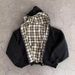 Europe, America 2026 Autumn And Winter New Fashion Hooded Zipper Plaid Splicing Two Sides Wearing Sweater Men_viptrois.com