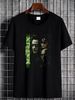 Men's The Matrix Poster T-Shirt Fashion Slightly Homme Breathable Soft Summer Designer Clothes Top For Everyday Wear Stretched Unisex Comfortable_viptrois.com