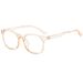 2025 Transparent Computer Glasses Frame Women Men Anti Blue Light Square Glasses Block Glasses Optical Spectacle Glasses Round_viptrois.com