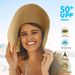 Beach Hats For Women, Foldable Sun Hat Womens UV Protection, Boho Wide Brim Hats For Women, Floppy Straw Visor Hat_viptrois.com