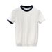 Men's Clothing High End Short Sleeved Sweater Men's Fashion Brand Spring And Autumn Inner Wear Bottoming Shirt Winter New Men's Thin Knitted Sweater_viptrois.com