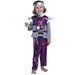 Purple Alien stage show costume Cute robot family group Halloween costume_viptrois.com