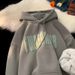 Men's Heavyweight Hooded Sweatshirt – Vintage Streetwear Pullover With Oversized Fit, Winter Casual Hoodie_viptrois.com