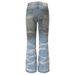 Men's Clothing European And American Style Gallerrry New Retro Distressed Flared Overalls Jeans_viptrois.com