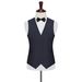 Men's Clothing Men's Suit Vest Work Clothes Suit Groomsmen Suit Professional Wear Large Size Formal Wedding Casual Vest_viptrois.com