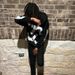 Gothic Streetwear Hoodie – 3D Pistol Print Pullover Sweatshirt (Oversized Fit, Black/Red, S-5XL)_viptrois.com