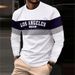 "Men's Graphic Print Long Sleeve T-Shirt - Oversized Fit With 3D Lettering, Moisture-Wicking Polyester For Streetwear (Sizes XXS-XXXL)"_viptrois.com