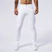 Trendy Men's Distressed Washed Denim Jeans Style Stretch Athletic Casual Trousers Retro Slim Fit Pants_viptrois.com