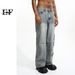 EF JEANS | 2023 New American Retro Street Niche Trendy Big Pocket Design Loose Tooling Jeans_viptrois.com