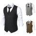 Men's British Style Retro Suit Vest Casual Business_viptrois.com