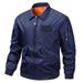 American Street Trend Bomber Jacket Men's Loose Casual Spring And Autumn Sports Outdoor Lapel Tooling Short Jacket_viptrois.com