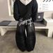 Men's Clothing American Retro Black Scimitar Jeans For Women Spring High Street Design Loose Slim Drape Wide Leg Pants Cross Border_viptrois.com