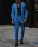 Customized foreign trade spring and autumn suit jacket men's casual slim print suit_viptrois.com