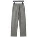 Summer Vertical Striped Blue Men's Pants New Style Thin Breathable Flowy Straight Leg Casual_viptrois.com