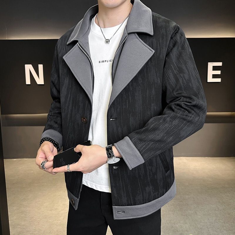 Pulse 2526688 Autumn Winter 2025 New Men's Jacket Coat European American Style Workwear Trendy Fashion Casual_viptrois.com