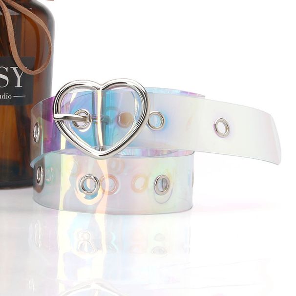 Women's Belts popular PVC transparent colorful eye belt trendy and versatile women's decorative belt dropshipping_viptrois.com