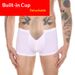 Pulse Men's Ice Silk Underwear With U-Convex Sexy European And American Style Hot-Selling Boxer Briefs Thin Cup_viptrois.com