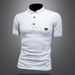 2025d 2025 Summer New Trendy Men's Short Sleeve Polo Shirt Plus Size Business Turn-down Collar Casual T-shirt_viptrois.com