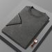 Men's Clothing Worsted Wool Short Sleeved T Shirt Round Neck Pullover Casual Bottoming Shirt Tencel Knitted Short Sleeved Thin Sweater_viptrois.com