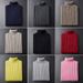 Men's Knitted Pullover Sweater - Soft Comfortable Winter Knitwear, Korean Style Trendy Casual Wear, Solid Color Long Sleeve Top_viptrois.com