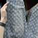 Men's Retro Jacquard Denim Shorts Summer Thin Ripped Five Point Loose Casual Design_viptrois.com
