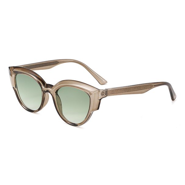 New Cat Eye Insert Street Sunglasses Trend Fashion Sunglasses Plain Rice Nail Glasses T1364_viptrois.com