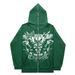 Hoodie Sweatshirt Gothic High Street Full Zipper Oversized Unisex Streetwear Y2 Jacket_viptrois.com